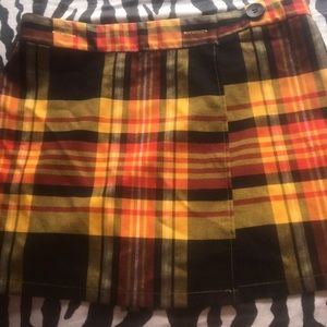 Pleaded School Girl Skirt